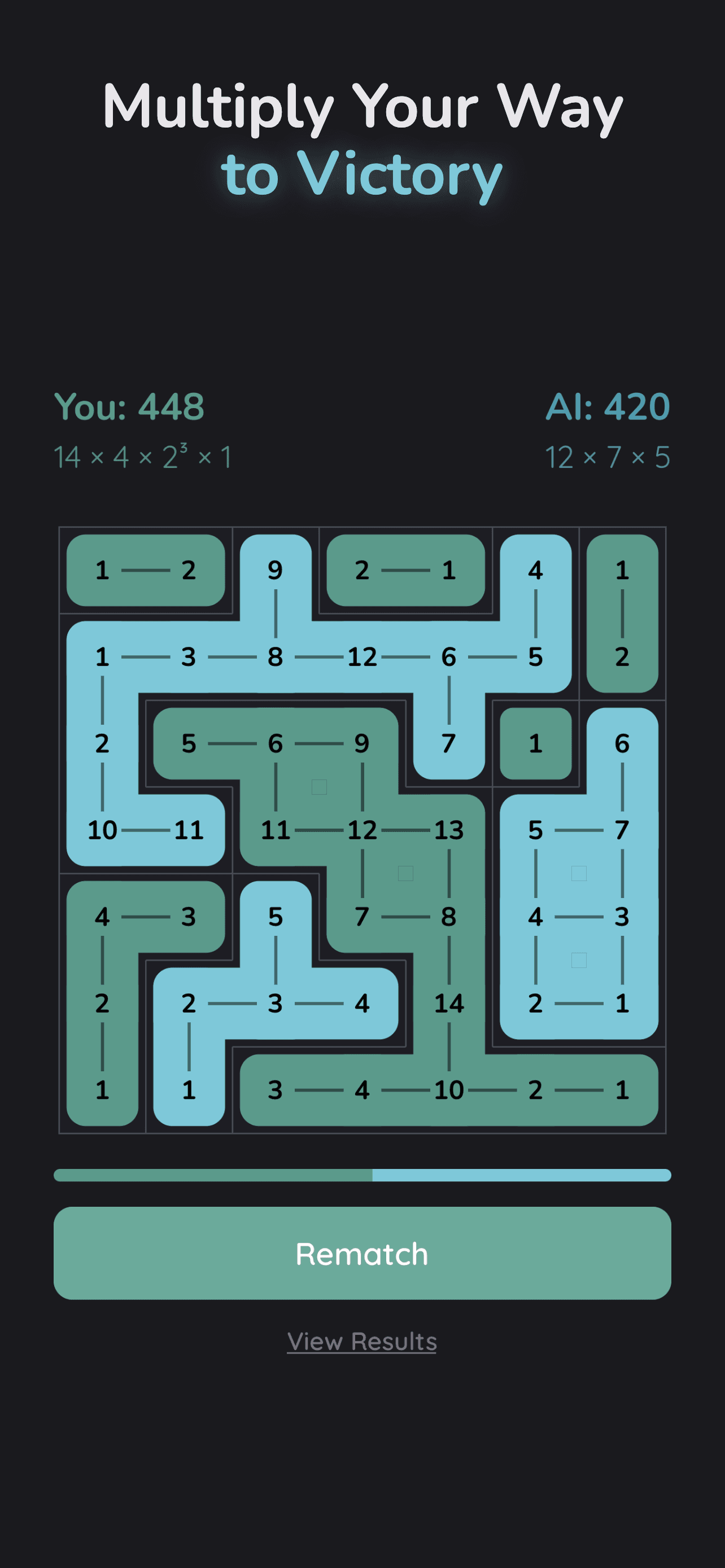 Gameplay with connected cell groups